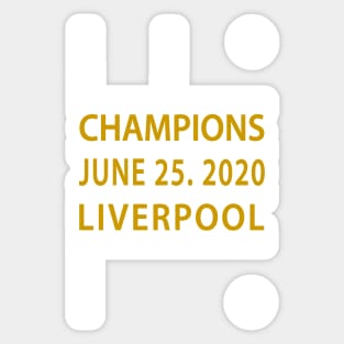 Liverpool Champions - NewOrder Remix Sticker